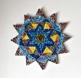 Stella della gioia, 2017, mosaico. Casa privata - Morbio Inferiore - CH