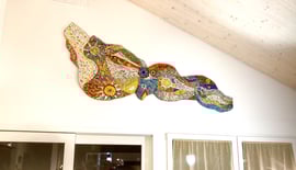 Onda dei quattro elementi, 2021, mosaico. Casa privata. Giubiasco - CH