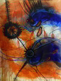 geschichten ohne titel, #2, 2015, mm auf bütten, 57x76 cm