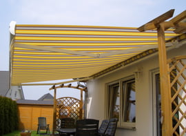 Markise geöffnet