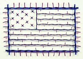 Old Song, New Dance, 1984, 30 x 43 x 3" 