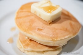 ついでにパンケーキも焼いてみた