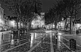 2ème Prix :"Parvis St Vincent de Paul", Roland VACHON,Ste Havraise de Photographie