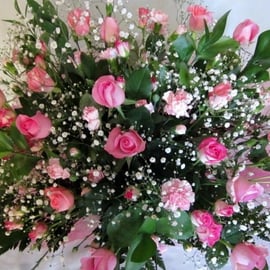 商品番号：TA-10　　商品名：誕生日用アレンジメント　　10,000円（税別）