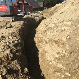 Druckleitung ab Reservoir