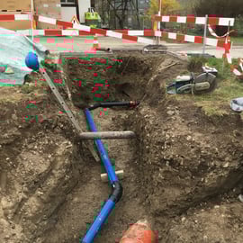 Leitungsbau mit Gerofit Druckrohr