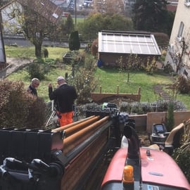 Swisscom Netzerweiterung Glassfaserkabel Bolligen