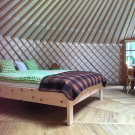 ein richtiges Bett in der Jurte