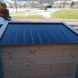 Trapezblech mit Windladen