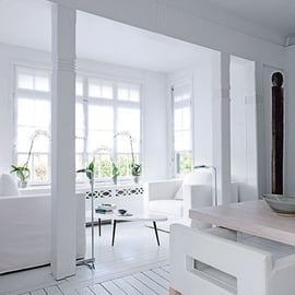 Vue du bow-window sur la mer ... apaisant ...