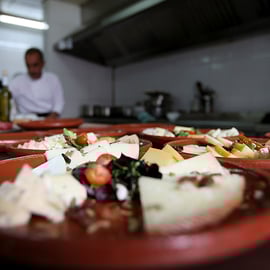 Platos restaurante El Sabil Senda del Oso.