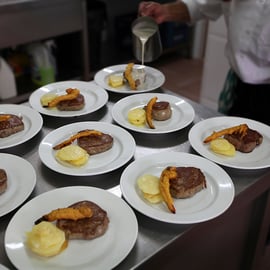 Platos restaurante El Sabil Senda del Oso.