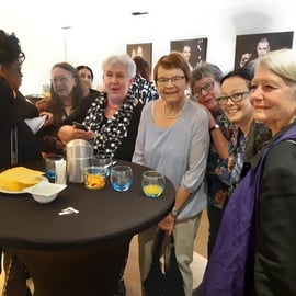 von links: Esther Suter, Jessica Kehl, Ursula Nakamura, Martine Gagnebin, Annemarie Heiniger und Josiane Greub