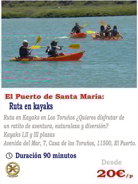 Ruta en kayak El Puerto
