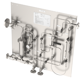 FPSO Sampling systems, sample connections, FPSO liquid sampling, FPSO gas sampling, FPSO Sampling project SBM, Petrobras, Mechatest FPSO sampling, Swagelok grab sample panel, grab sampling
