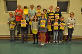 Die ganze Mannschaft bei der Siegerehrung