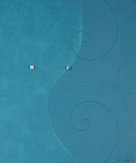 Super Time Line  F8   380mm*455mm   Acrylic on canvas   2015