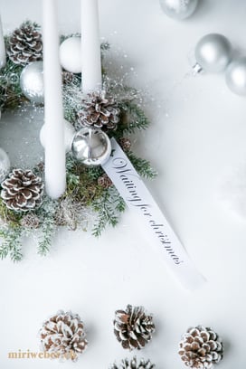 Adventskranz selber machen, Weihnachts Dekoration, einfach, DIY, Anleitung, schnell, waiting for christmas, Lettering, Weihnachten, Christmas