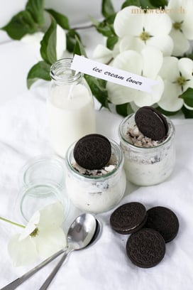 Oreo Glace, Oreo Rezept, Oreo Icecream, Oreo Eis, Eis selber machen, Experiment, Salz auf Eis, Oreo Food, easy recipe
