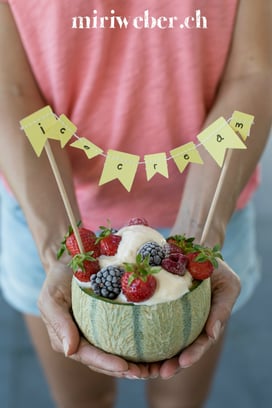 Eis selber machen, Rezept Melonen Eis, Schweizer Foodblog, Schweizer Foodbloggerin, Foodblog, Foodstyling Schweiz