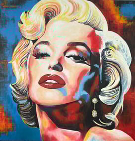 Marilyn Monroe, 85x85cm