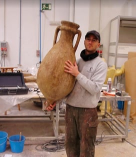 Ánfora para escenográfia.