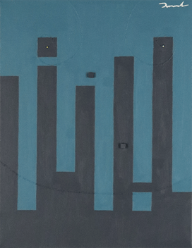 RHYTHM 9   318 mm*410mm   F6   2020 acrylic on canvas, wood