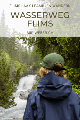 Wasserweg Flims, wandern mit Kindern, Trutg dil Flem, Flims, schönster Wanderweg, Flem Express, Patagonia Regenjacke Damen, Outfam