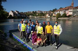 Rheinuferputzete / Clean-Up-Day September 2021. (Foto Fotograf IGSU)