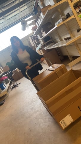 Foto des Tiefkühl-Essens in einer Assiette 