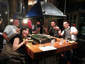 コンペ終了後の懇親会の様子　その2