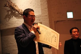 原田支部長　受賞のご挨拶