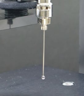 ペンダントドロップ法吐出画像