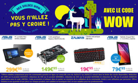 PROMO - 4 produits en promo jusqu'à dimanche ! Code WOW ! Par ici : http://www.ldlc.com/landing-AR201512150026-AR201612130027-AR201403240033-AR201510130087.html#523d712af1ceb