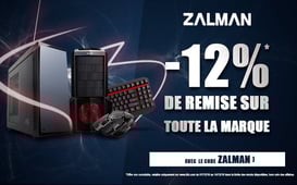 Jusqu'au 14/12/2016, -12% sur tous les produits Zalman, avec le code ZALMAN !