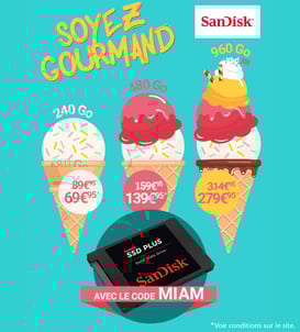 PROMO - 3 SSD en promo, avec le code MIAM jusqu'au 27 juin 2017 ! Par ici : http://www.ldlc.com/n4189/#523d712af1ceb