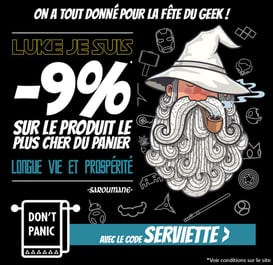9% sur le produit de votre choix ! Jusqu'au 26 mai 2017, code : SERVIETTE ! Par ici : http://www.ldlc.com/n4048/#523d712af1ceb