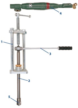 Druckluftmotore, Antriebe, Anbohrmotore, Anbohrmaschinen, Bohrmaschinen, Anbohrgeräte, Anbohrständer, Perfekt 3, Gasleitungen anbohren, Wasserleitungen anbohren, Fräser, Zentrierbohrer, Lochfräser, Sägekranzfräser