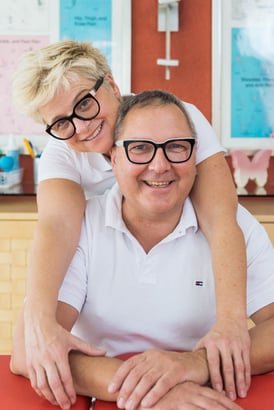 Rinaldo Delgrosso Conny Delgrosso Physiotherapiepraxis Physioplus Widnau Au Heerbrugg Balgach Berneck Diepoldsau Rebstein Rheintal Foto: ©nussbaumerphotography.com