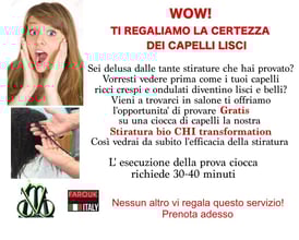 stiratura capelli gratis