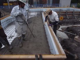 現場監理・三郷の家Ⅴ：コンクリート打設