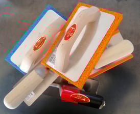 Italienische Kellen und Schwammbretter von Pavan (Ancora)