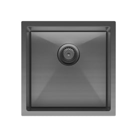 Hana 32L Single Kitchen Sink, PVD Rugged Brass