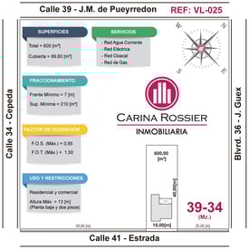Carina Rossier Inmobiliaria vende lote en Villa Elisa, Entre Ríos.