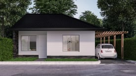 Carina Rossier Inmobiliaria vende casa a estrenar en Villa Elisa, Entre Ríos. Se vende casa a estrenar, 60 m² de superficie cubierta sobre un lote de 250 m².