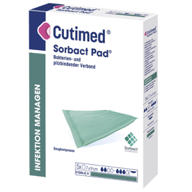 Cutimed Sorbact Saugkompresse Produktfoto