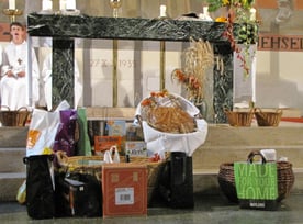 Le+O Sammlung am Erntedank Sonntag.