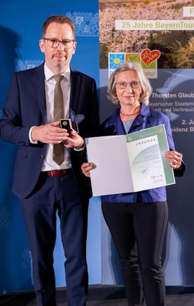 Ministerialrat Marcus Pertold, Margareta Loscher  ©StMUV Bayern