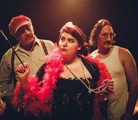 Concert trio musiciens-chanteurs chanson française