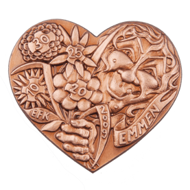 Fasnachtsplakette Kupfer Emmen